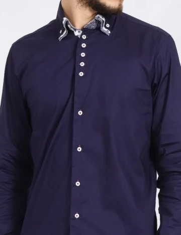 Camasa INTERTEX, bleumarin Albastru