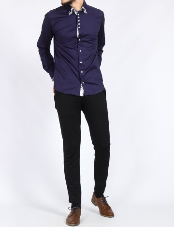 Camasa INTERTEX, bleumarin