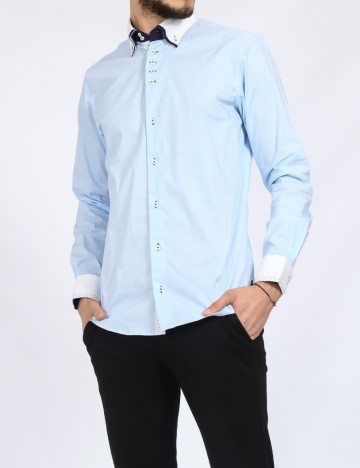 
						Camasa INTERTEX, bleu