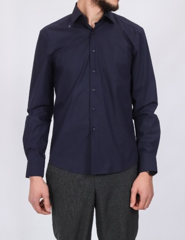 
						Camasa INTERTEX, bleumarin inchis