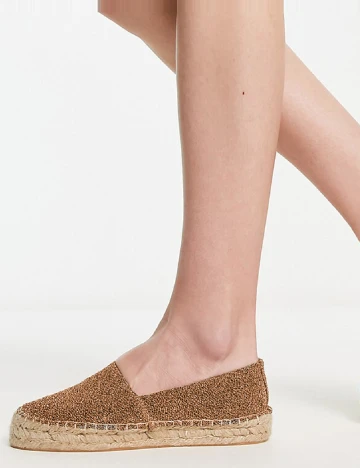Espadrile South Beach, auriu
