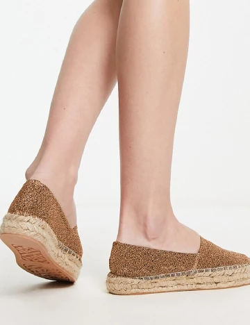 Espadrile South Beach, auriu