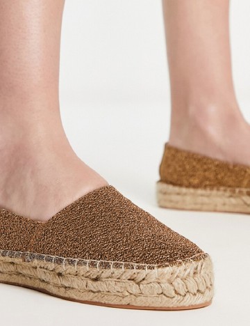 Espadrile South Beach, auriu