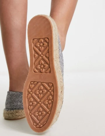 Espadrile South Beach, argintiu