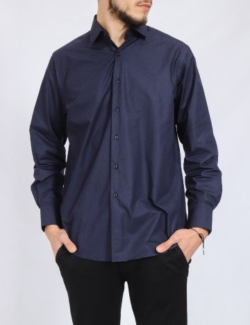 
						Camasa INTERTEX, bleumarin