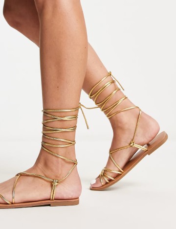 Sandale LONDON REBEL, auriu