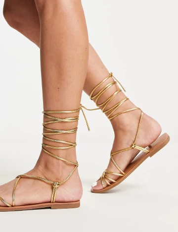 Sandale LONDON REBEL, auriu