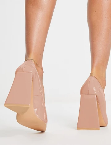 Pantofi Glamorous, maro