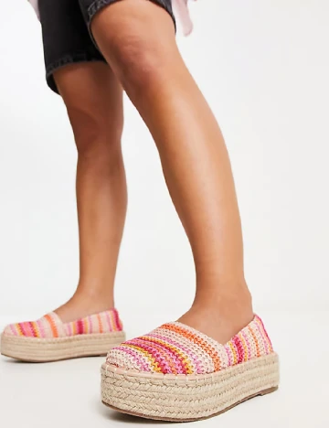 Espadrile ASOS, mix culori