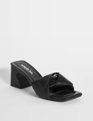 Saboti Simply Be, negru