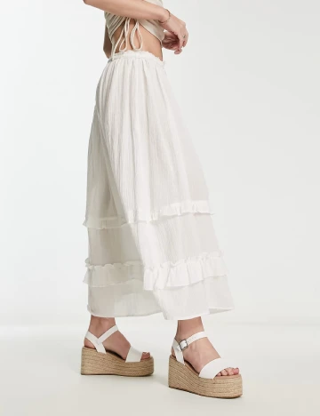 Sandale Glamorous, alb