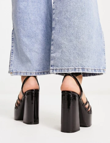 Sandale Bershka, negru
