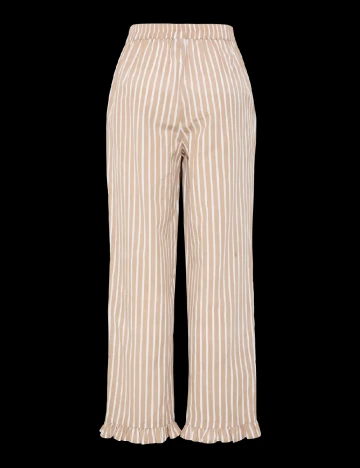 Pantaloni Pieces, maro Maro