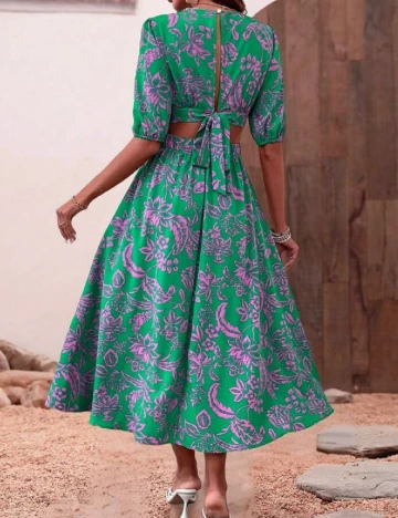 Rochie medie SHEIN, verde