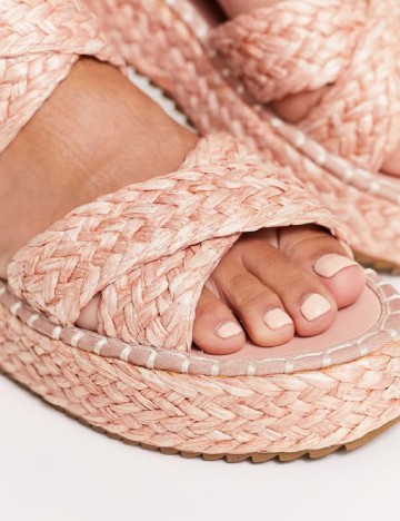 Sandale ASOS, roz