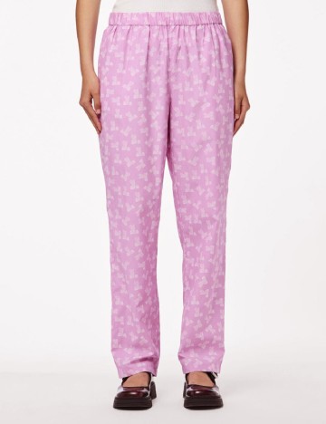 
						Pantaloni Pieces, roz