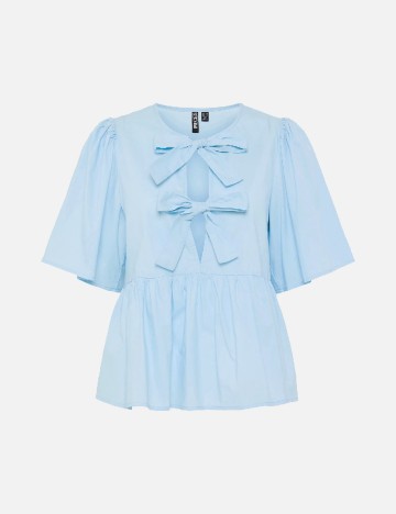 Bluza Pieces, bleu