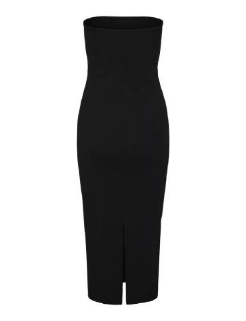 Rochie medie Pieces, negru