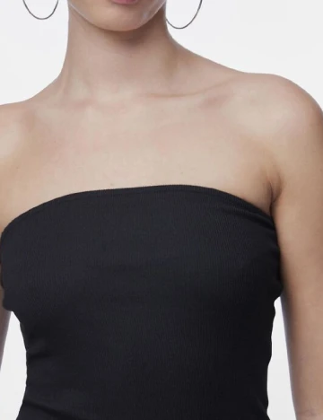 Rochie medie Pieces, negru