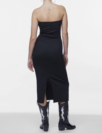 Rochie medie Pieces, negru