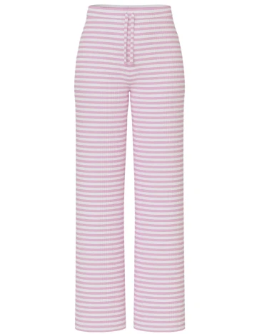 Pantaloni Pieces, roz Roz