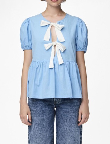 
						Bluza Pieces, albastru