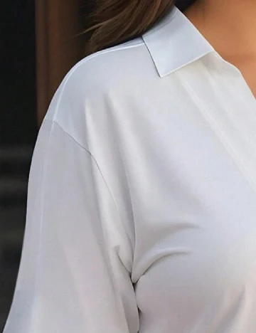 Bluza SHEIN CURVE, alb