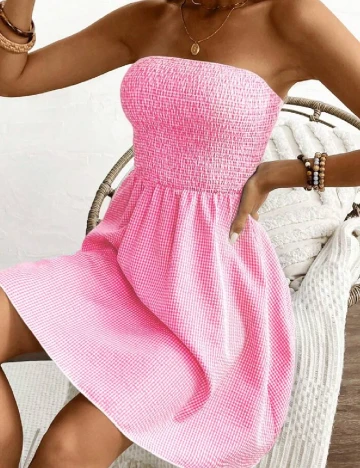 Rochie scurta SHEIN, roz