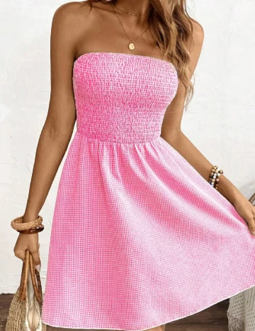 Rochie scurta SHEIN, roz