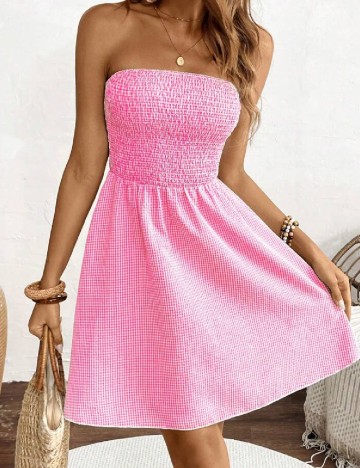 Rochie scurta SHEIN, roz