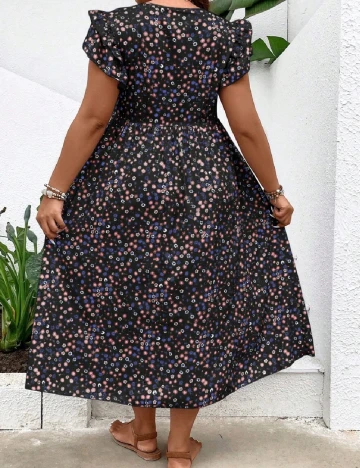 Rochie medie SHEIN CURVE, negru
