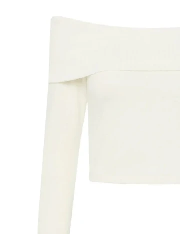 Bluza Pieces, alb