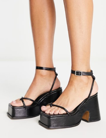 
						Sandale Top Shop, negru