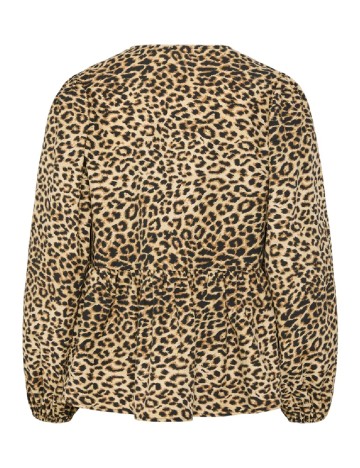 Bluza Pieces, animal print