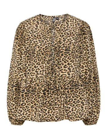 Bluza Pieces, animal print