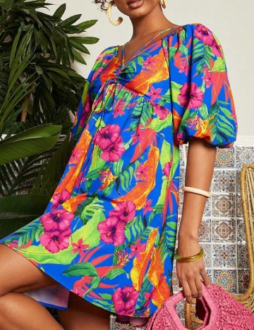 Rochie scurta SHEIN, mix culori