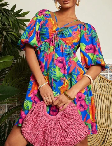 Rochie scurta SHEIN, mix culori