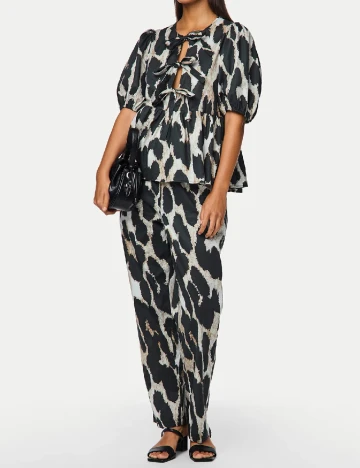 Pantaloni Pieces, negru