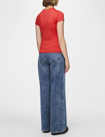 Tricou Pieces, rosu