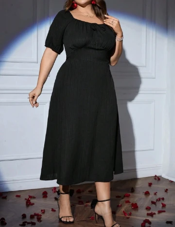 Rochie medie SHEIN CURVE, negru