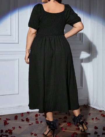Rochie medie SHEIN CURVE, negru