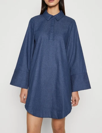Rochie scurta Pieces, bleumarin