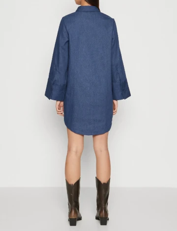 Rochie scurta Pieces, bleumarin