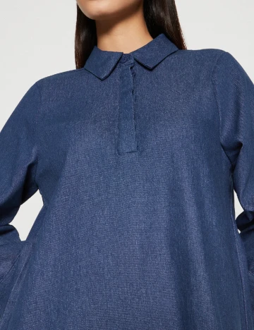 Rochie scurta Pieces, bleumarin