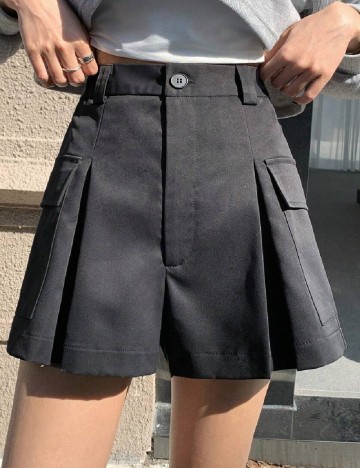 
						Pantaloni scurti Dazy, gri inchis