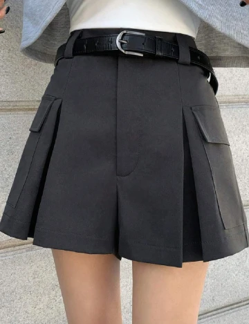 Pantaloni scurti Dazy, gri inchis