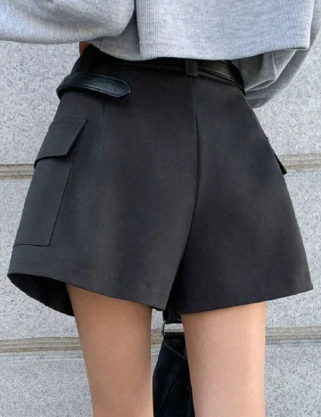 Pantaloni scurti Dazy, gri inchis