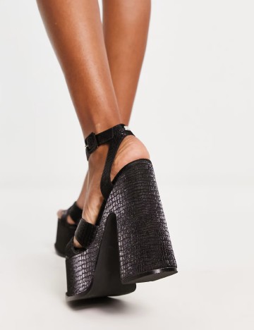Sandale Shellys London, negru