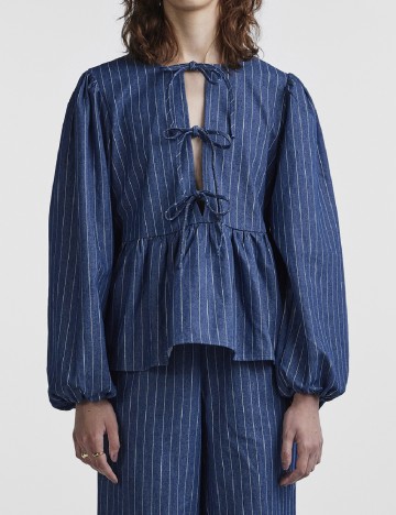 
						Bluza Pieces, bleumarin