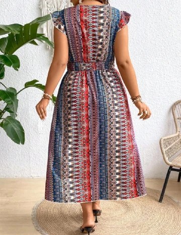 Rochie lunga SHEIN CURVE, mix culori